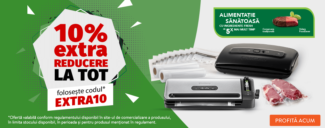Promotie FoodSaver EXTRA10