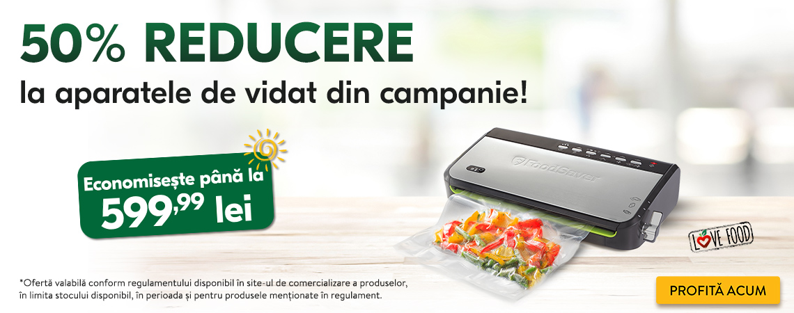 Campanie FoodSaver 50% reducere