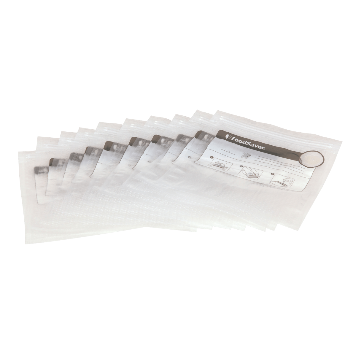 Pachet 26 Pungi Cu Fermoar Pentru Vidat Alimente 0.95L 21.5X12.5 Cm Foodsaver