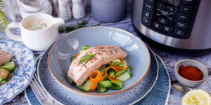 Somon cu sos de tarhon