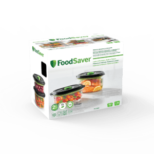 Set 2 caserole pentru vidat ( 0.7L + 1.2L) FoodSaver