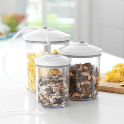 Set 3 caserole pentru vidat alimente (0.7L, 1.4L, 2.4L) FoodSaver